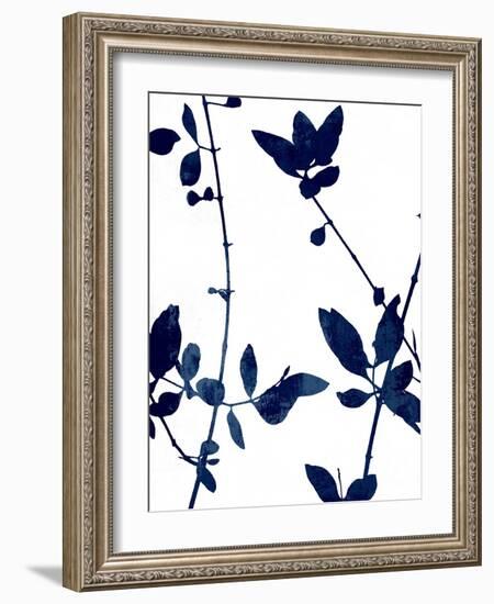 Nature Indigo Blue III-Danielle Carson-Framed Art Print