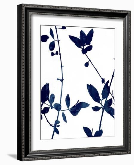 Nature Indigo Blue III-Danielle Carson-Framed Art Print