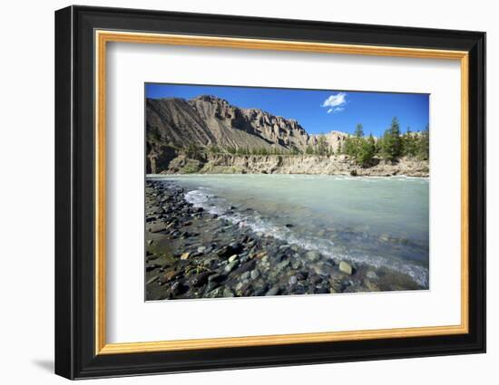 Nature Lanscape with Chilcotin River in Grasslands, Canada-Richard Wright-Framed Photographic Print