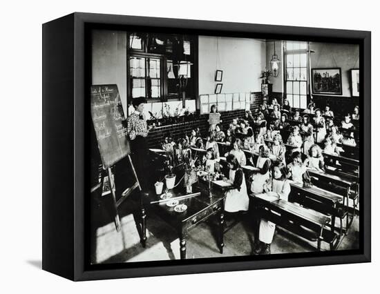 Nature Lesson, Class Iiib, Albion Street Girls School, Rotherhithe, London, 1908-null-Framed Premier Image Canvas