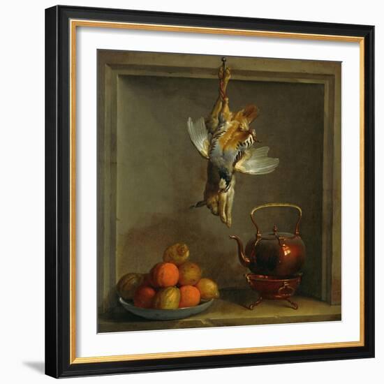 Nature mort aux fruite et gibier, DL 1970-16.-Jean-Baptiste Oudry-Framed Giclee Print