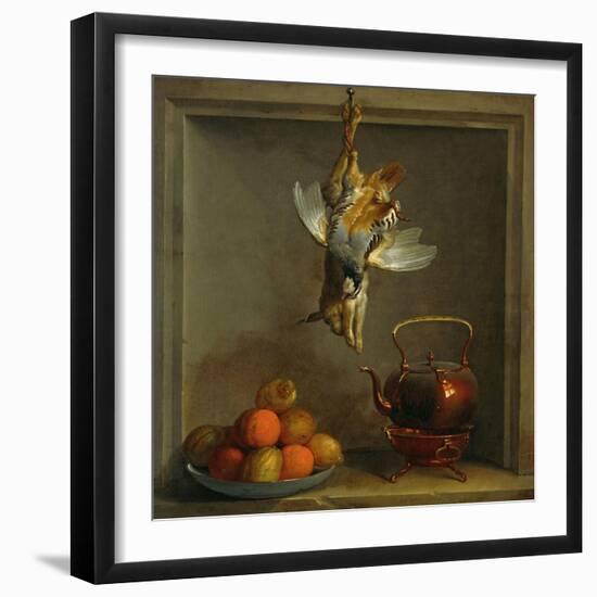 Nature mort aux fruite et gibier, DL 1970-16.-Jean-Baptiste Oudry-Framed Giclee Print