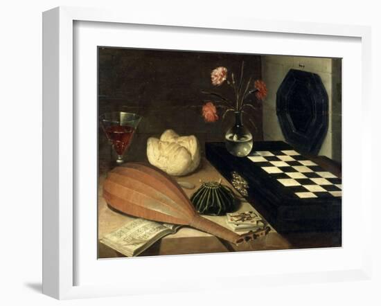 Nature morte à l'échiquier-Lubin Baugin-Framed Giclee Print