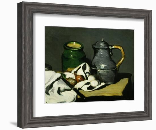 Nature Morte À La Bouilloire, Still Life with Kettle, 1869, Detail-Paul C?zanne-Framed Giclee Print