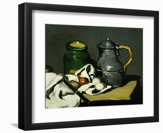 Nature Morte À La Bouilloire, Still Life with Kettle, 1869, Detail-Paul C?zanne-Framed Giclee Print