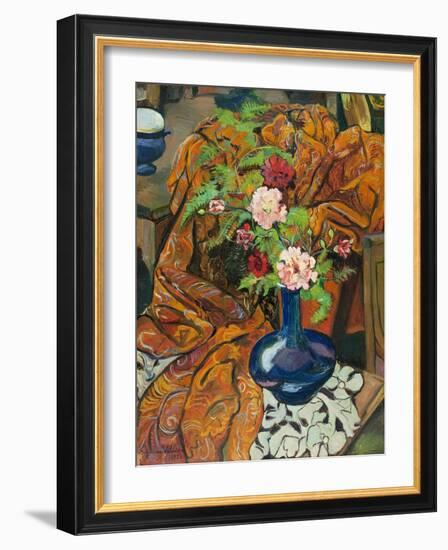 Nature morte à la draperie et au bouquet-Suzanne Valadon-Framed Giclee Print