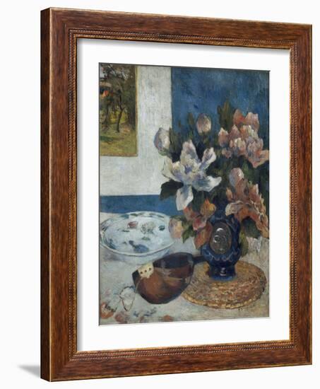 Nature morte à la mandoline-Paul Gauguin-Framed Giclee Print