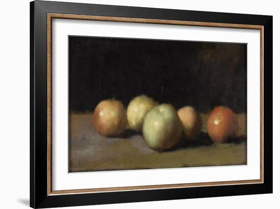 Nature morte à la pomme, la poire et aux pêches-Jean Jacques Henner-Framed Giclee Print