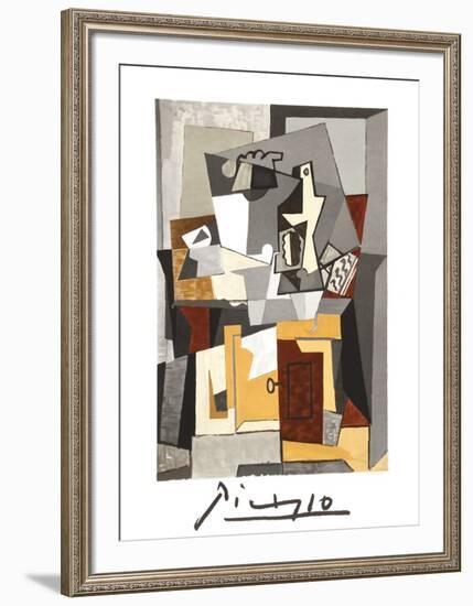 Nature Morte a la porte et a la clef-Pablo Picasso-Framed Collectable Print