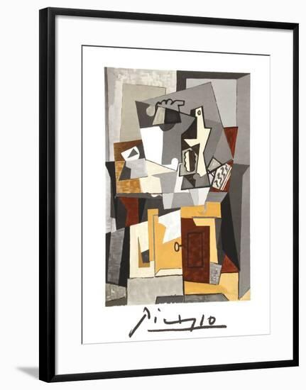 Nature Morte a la porte et a la clef-Pablo Picasso-Framed Collectable Print