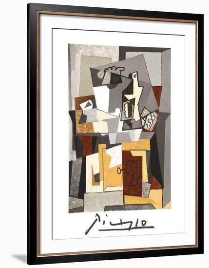 Nature Morte a la porte et a la clef-Pablo Picasso-Framed Collectable Print