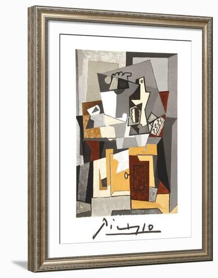 Nature Morte a la porte et a la clef-Pablo Picasso-Framed Collectable Print