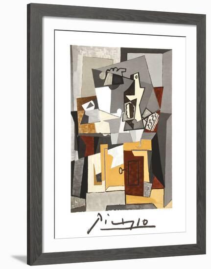 Nature Morte a la porte et a la clef-Pablo Picasso-Framed Collectable Print