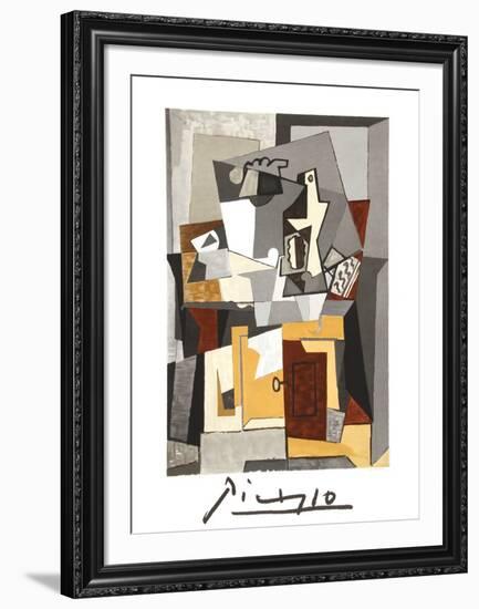 Nature Morte a la porte et a la clef-Pablo Picasso-Framed Collectable Print