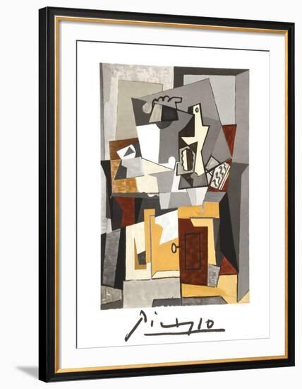 Nature Morte a la porte et a la clef-Pablo Picasso-Framed Collectable Print