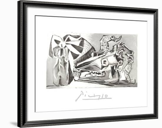 Nature Morte a la Tete Chevre, Boutei-Pablo Picasso-Framed Collectable Print