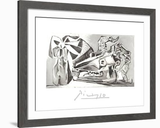 Nature Morte a la Tete Chevre, Boutei-Pablo Picasso-Framed Collectable Print