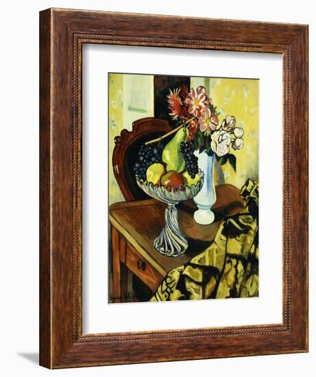 Nature Morte Au Compotier, 1918-Suzanne Valadon-Framed Giclee Print