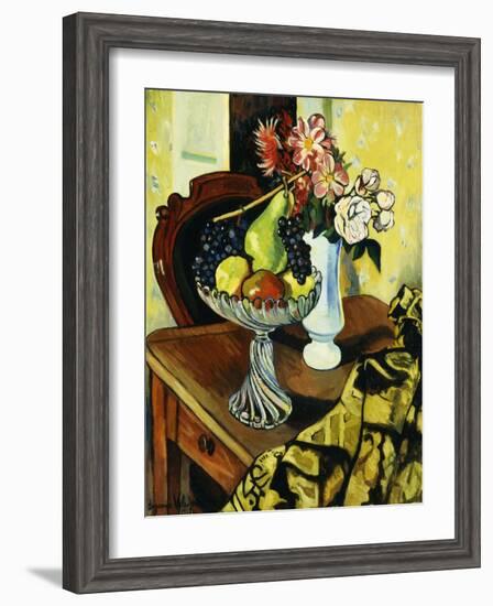 Nature Morte Au Compotier, 1918-Suzanne Valadon-Framed Giclee Print