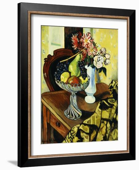 Nature Morte Au Compotier, 1918-Suzanne Valadon-Framed Giclee Print