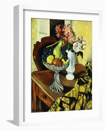 Nature Morte Au Compotier, 1918-Suzanne Valadon-Framed Giclee Print