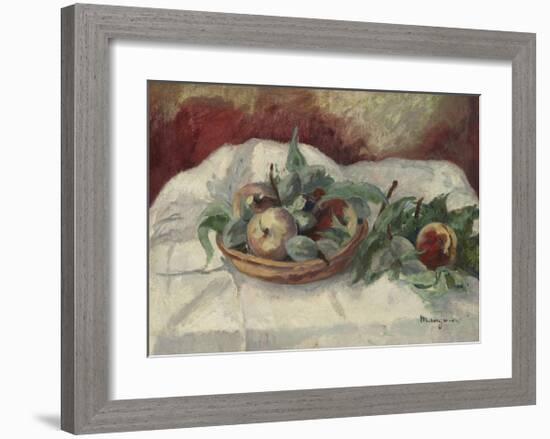 Nature Morte au Compotier de Fruits-Henri Manguin-Framed Premium Giclee Print