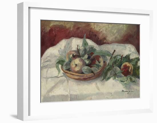 Nature Morte au Compotier de Fruits-Henri Manguin-Framed Premium Giclee Print