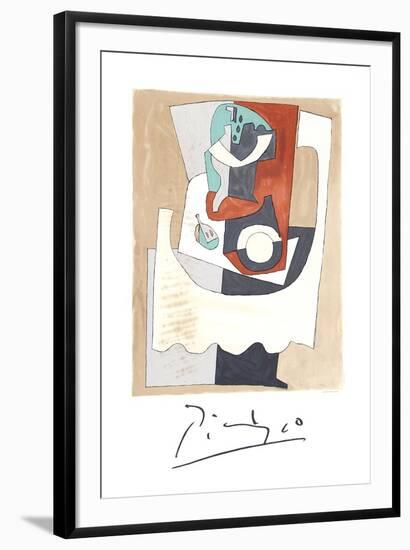 Nature Morte au Gueridon et a l'Assiette-Pablo Picasso-Framed Collectable Print