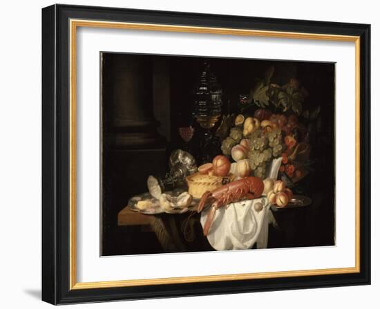 Nature morte au homard-Johannes Hannot-Framed Giclee Print