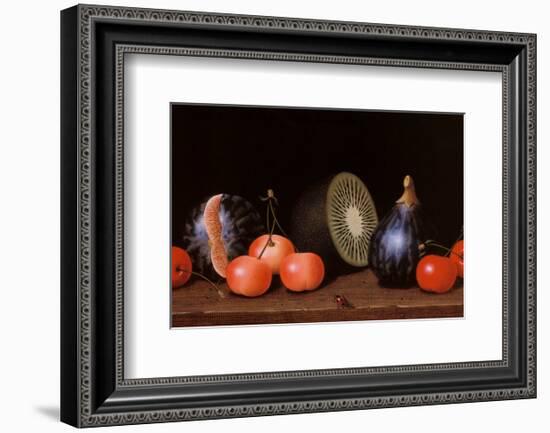 Nature Morte au Kiwi-Charles Joly-Framed Art Print