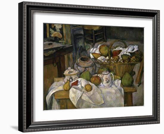 Nature Morte Au Panier-Paul Cézanne-Framed Giclee Print