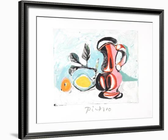 Nature Morte au Pichet Rose-Pablo Picasso-Framed Collectable Print