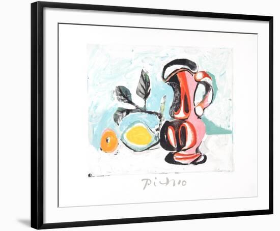 Nature Morte au Pichet Rose-Pablo Picasso-Framed Collectable Print