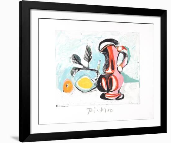 Nature Morte au Pichet Rose-Pablo Picasso-Framed Collectable Print