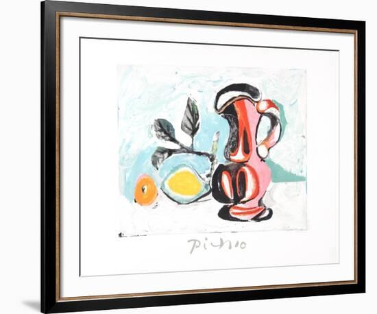 Nature Morte au Pichet Rose-Pablo Picasso-Framed Collectable Print