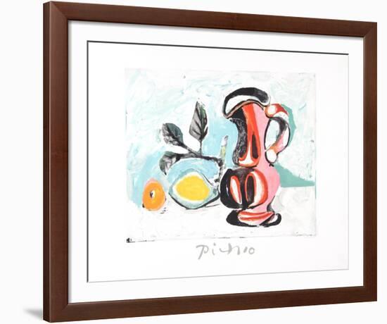 Nature Morte au Pichet Rose-Pablo Picasso-Framed Collectable Print