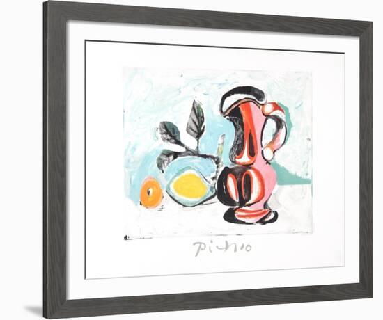 Nature Morte au Pichet Rose-Pablo Picasso-Framed Collectable Print