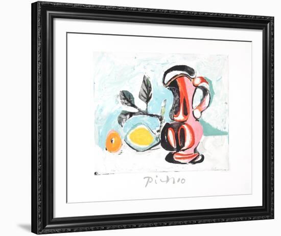 Nature Morte au Pichet Rose-Pablo Picasso-Framed Collectable Print