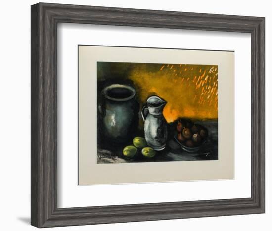 Nature Morte au Pot, 1945-Maurice De Vlaminck-Framed Collectable Print