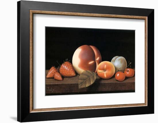 Nature Morte Aux Fraises-Charles Joly-Framed Art Print