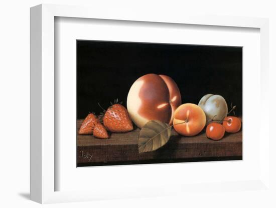 Nature Morte Aux Fraises-Charles Joly-Framed Art Print