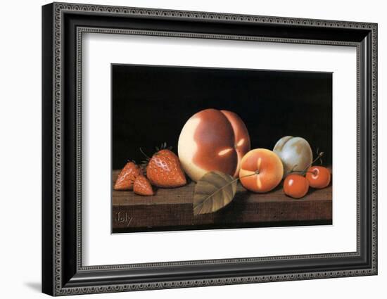 Nature Morte Aux Fraises-Charles Joly-Framed Art Print