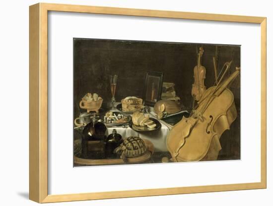 Nature morte aux instruments de musique-Pieter Claesz-Framed Giclee Print