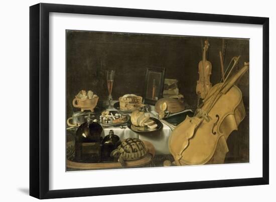 Nature morte aux instruments de musique-Pieter Claesz-Framed Giclee Print