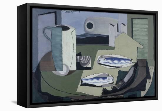 Nature morte aux poissons-Louis Marcoussis-Framed Premier Image Canvas