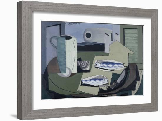 Nature morte aux poissons-Louis Marcoussis-Framed Giclee Print