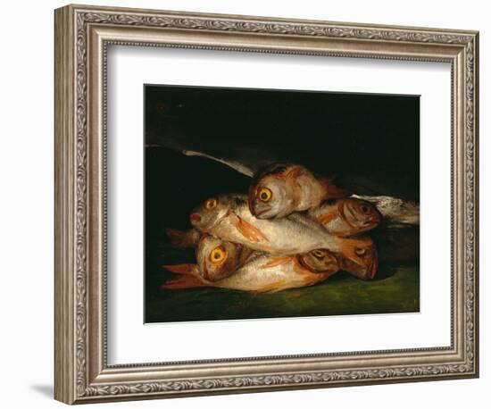 Nature Morte De Breme D'or  (Still Life with Golden Bream) Peinture De Francisco De Goya (1746-182-Francisco Jose de Goya y Lucientes-Framed Giclee Print