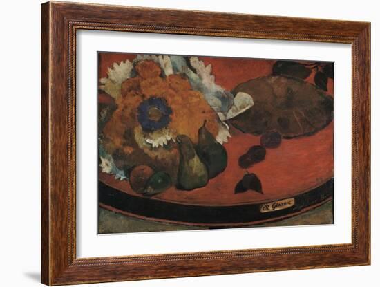 Nature morte "Fête Gloanec"-Paul Gauguin-Framed Giclee Print