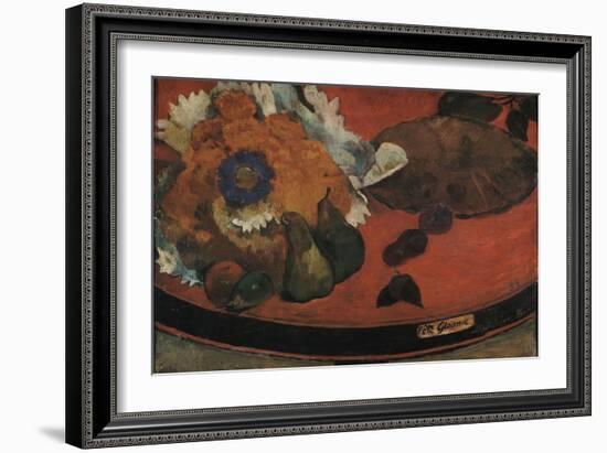 Nature morte "Fête Gloanec"-Paul Gauguin-Framed Giclee Print