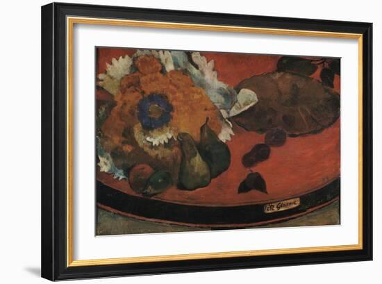 Nature morte "Fête Gloanec"-Paul Gauguin-Framed Giclee Print